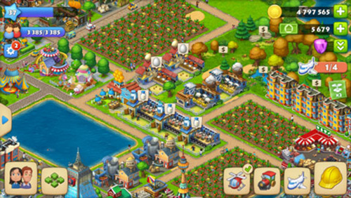 梦想小镇破解版无限金币无限绿钞